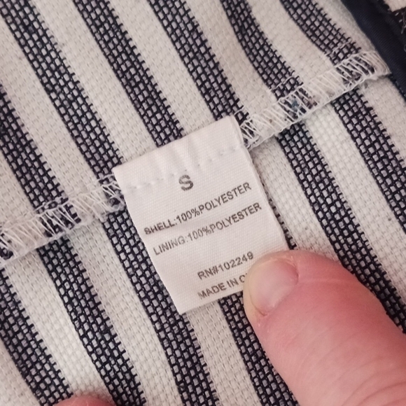 BCKU BLACK AND WHITE STRIPED JACKET - Picture 5 of 6